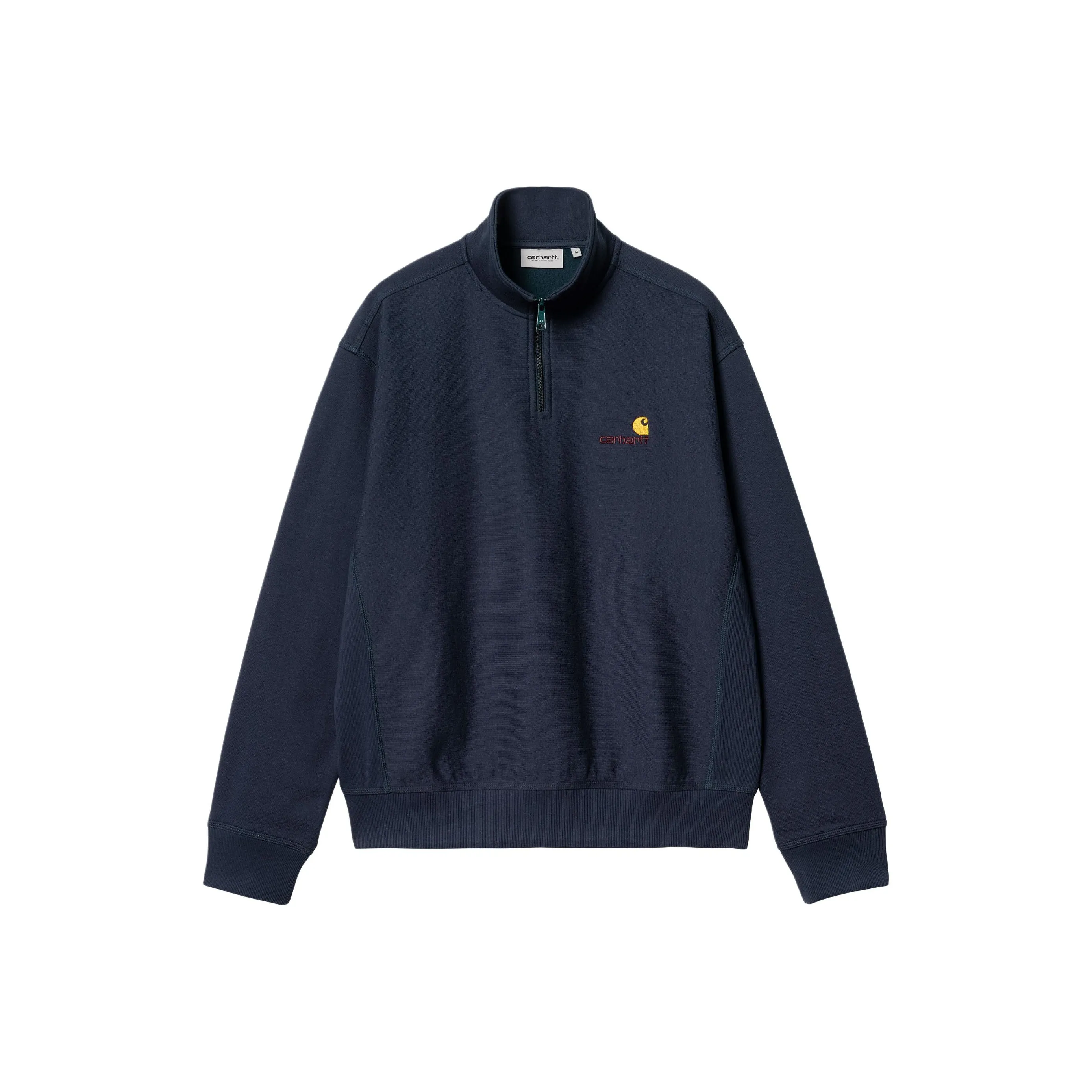 Carhartt WIP Half Zip American Script Crew Sweatshirt