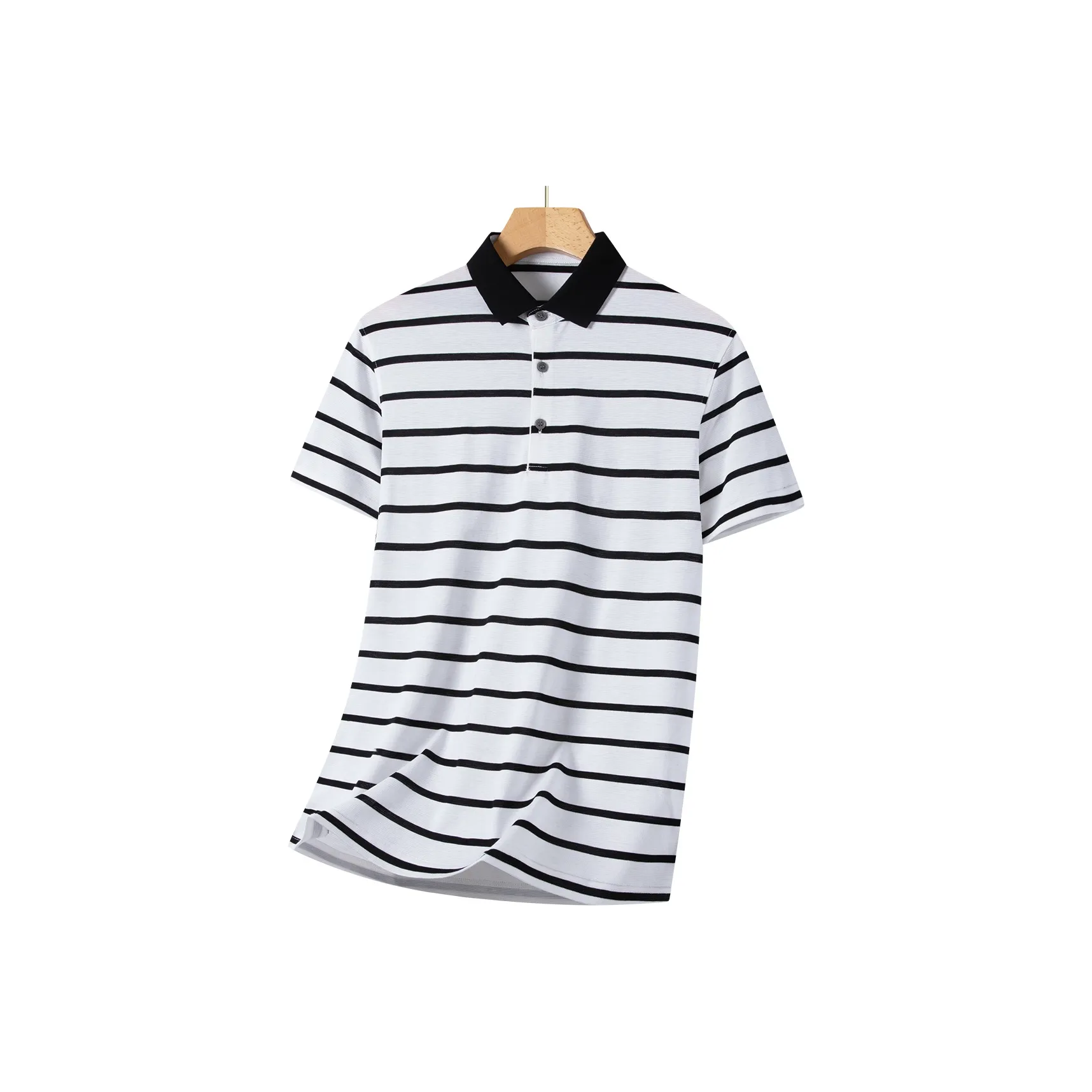 Поло Red Bean Мужское Черное Белое