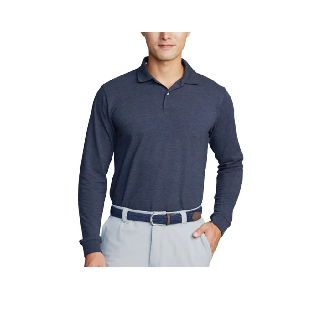 DECATHLON INESIS MW500 Поло Мужское Синий Черный