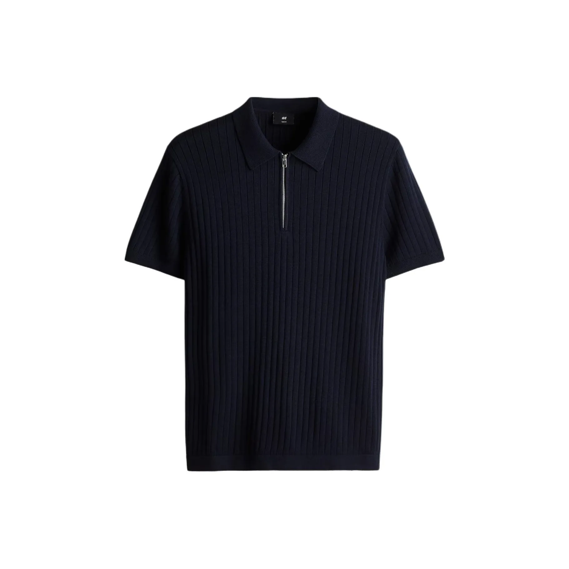 H&M Polo Shirt Men's Marine Blue
