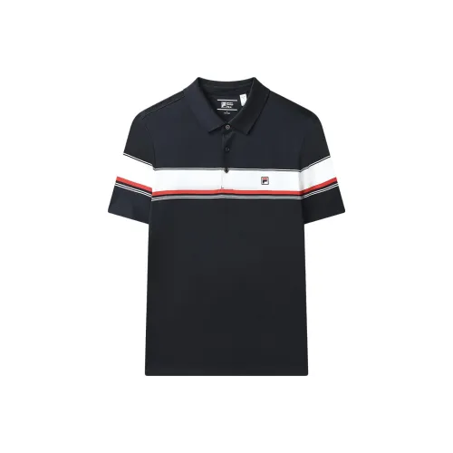 FILA Легендарный синий Мужское Поло
