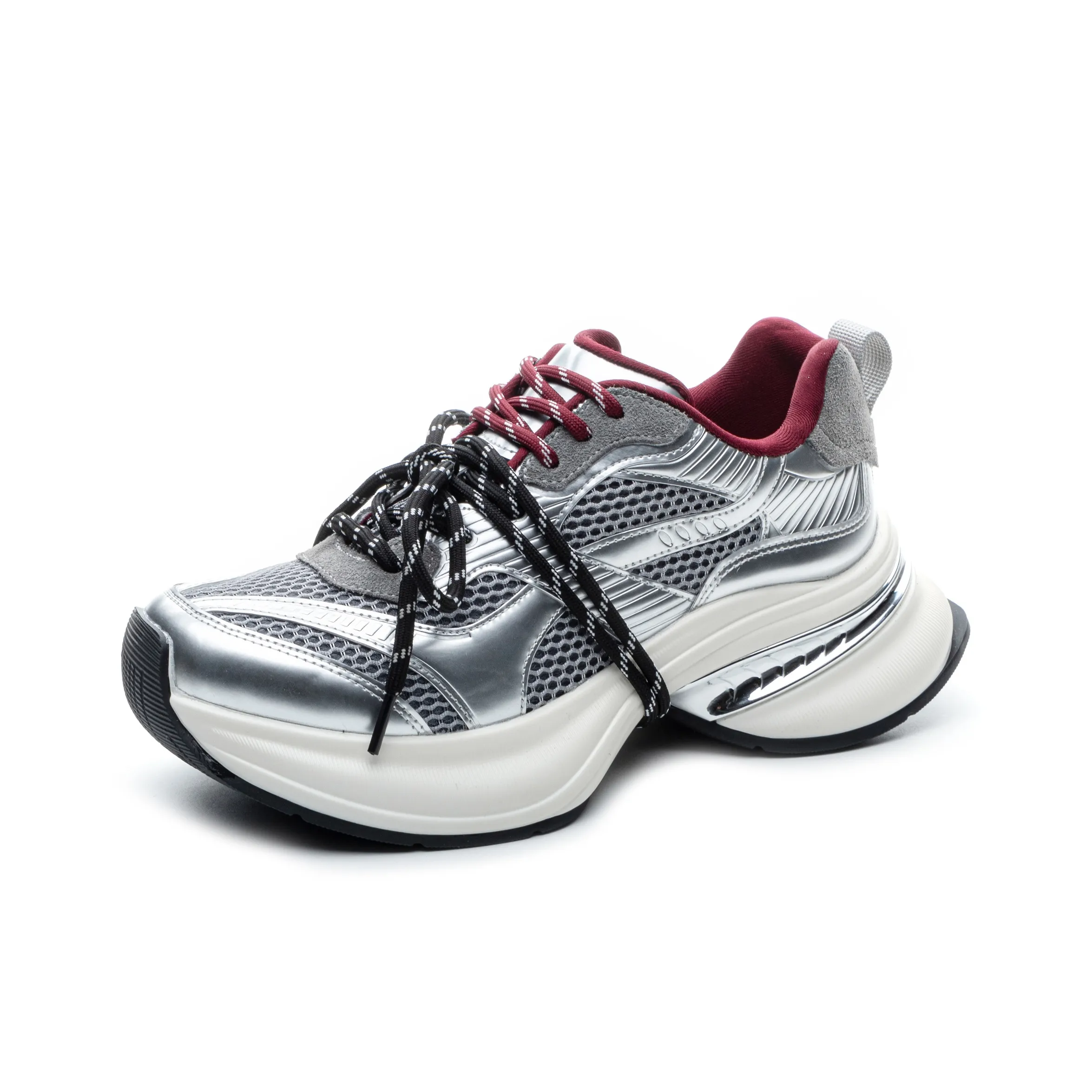 VAEL Противоскользящий Дышащий Легкий Увеличивающий Высоту Низкий Топ Обувь с Толстой Подошвой Женская