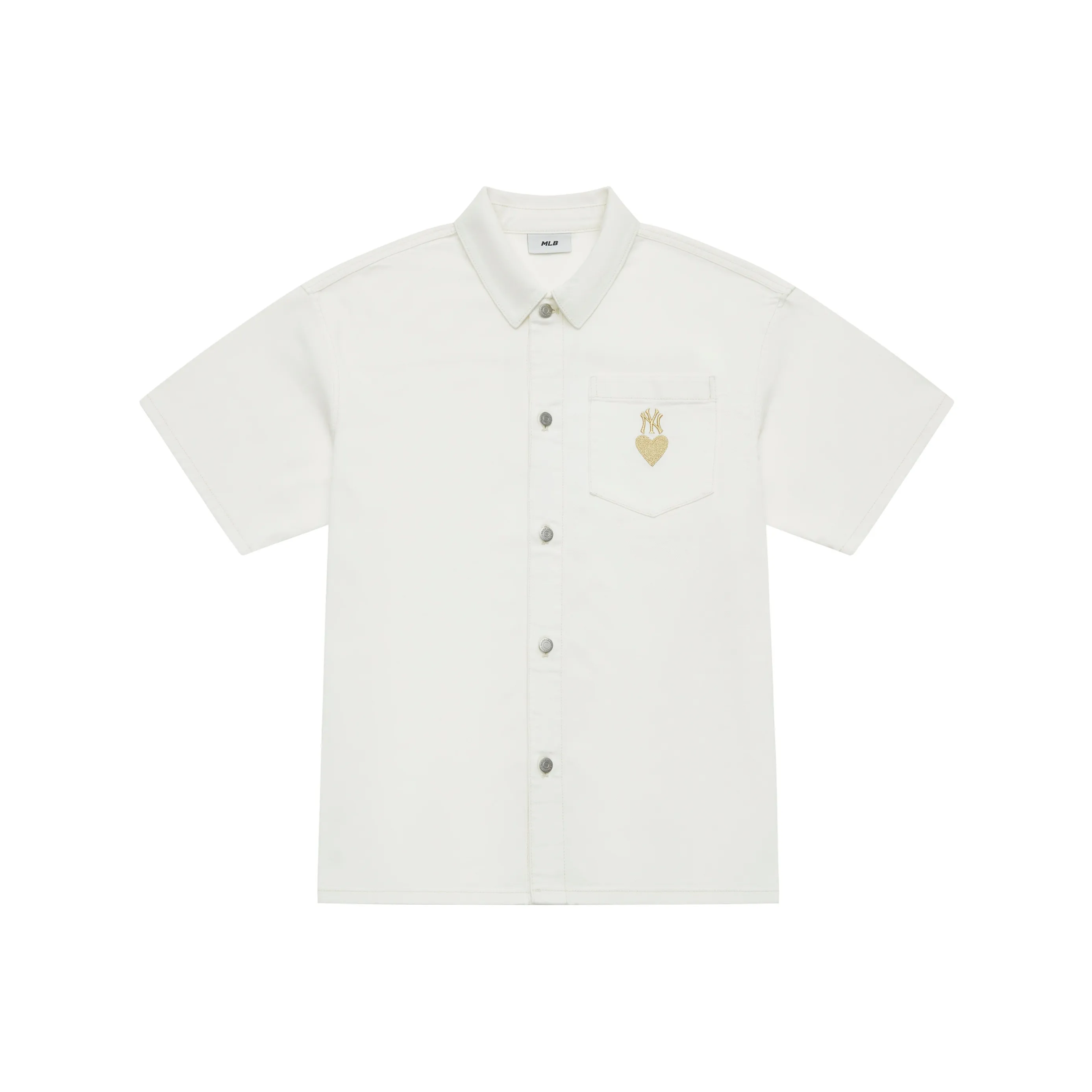 MLB Base Logo Крем Унисекс Рубашки