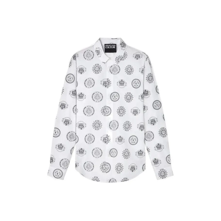 VERSACE JEANS COUTURE Белые Мужские Рубашки