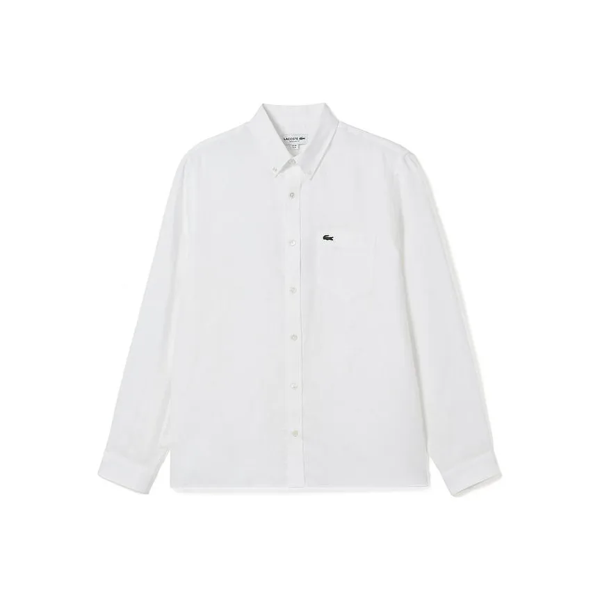 LACOSTE Logo embroidered Button down Shirt