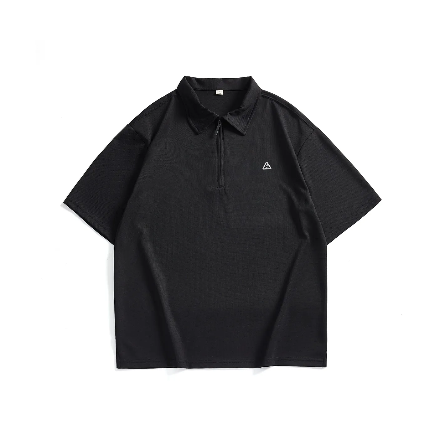 Hansca Повседневный Коммутирование Удобное Поло Мужское Черное