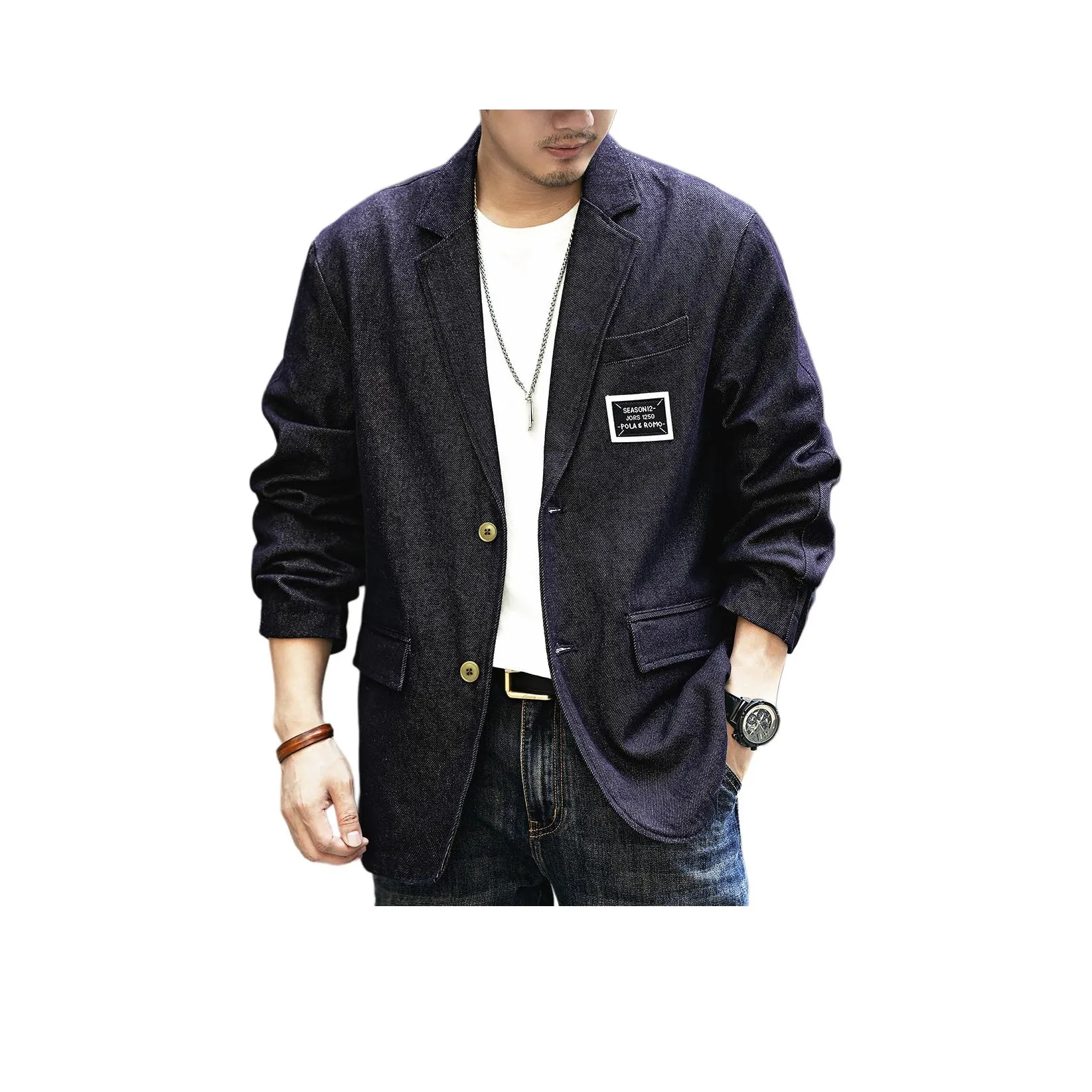 GELANLU Бизнес-костюм унисекс синий