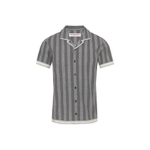 Orlebar Brown Мужские Рубашки Синие
