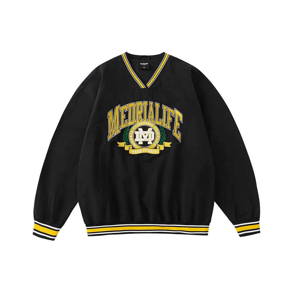 MEDRIA Толстовка Унисекс Черный Желтый