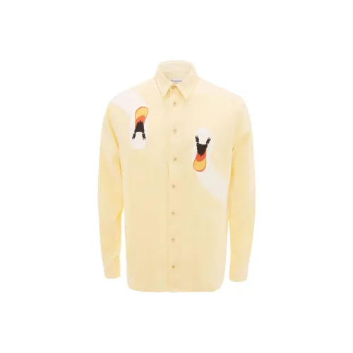 JW Anderson Желтые Мужские Рубашки