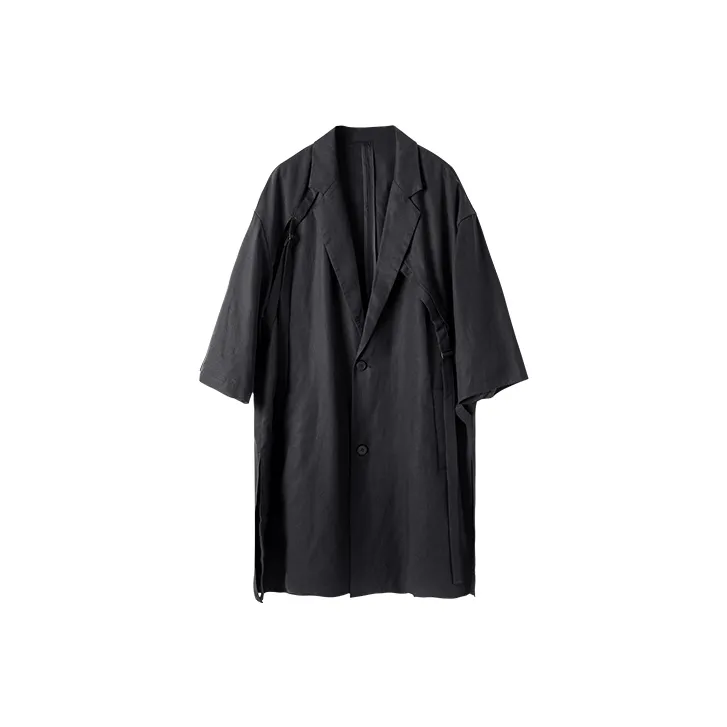 HUANXIANGZHE Рубашка Унисекс Черная