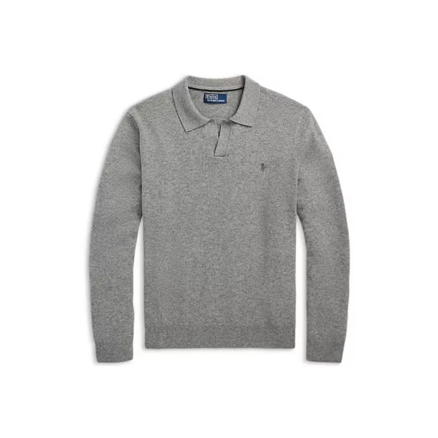 Polo Ralph Lauren FW24 Мужское Поло Серого цвета