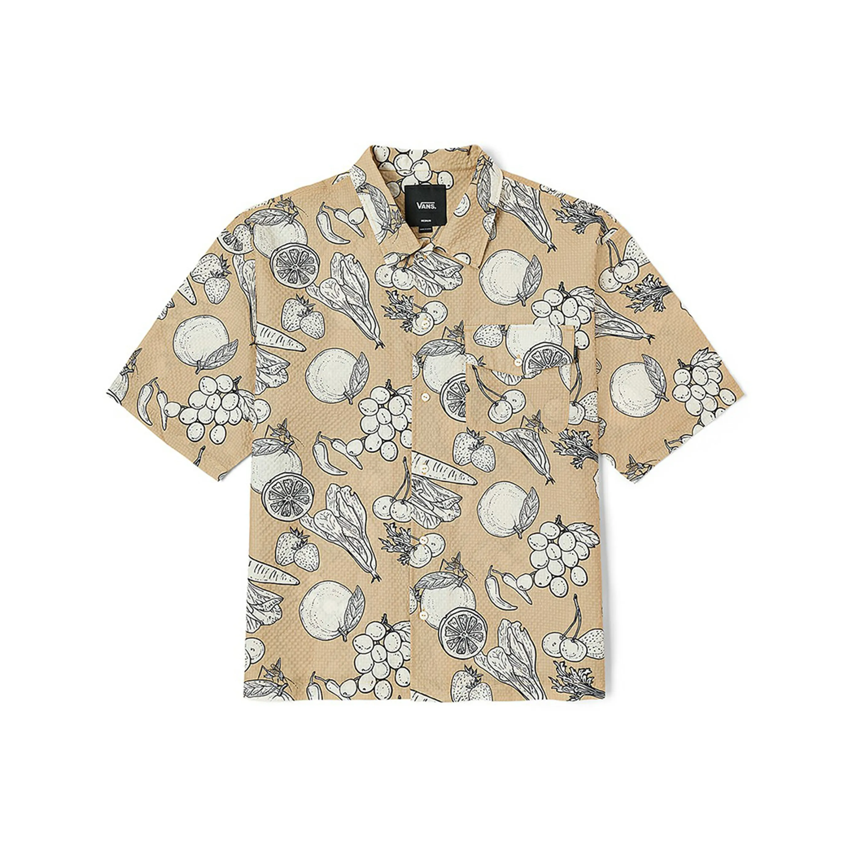 VANS Spring Break Fruits Рубашка Унисекс Хаки
