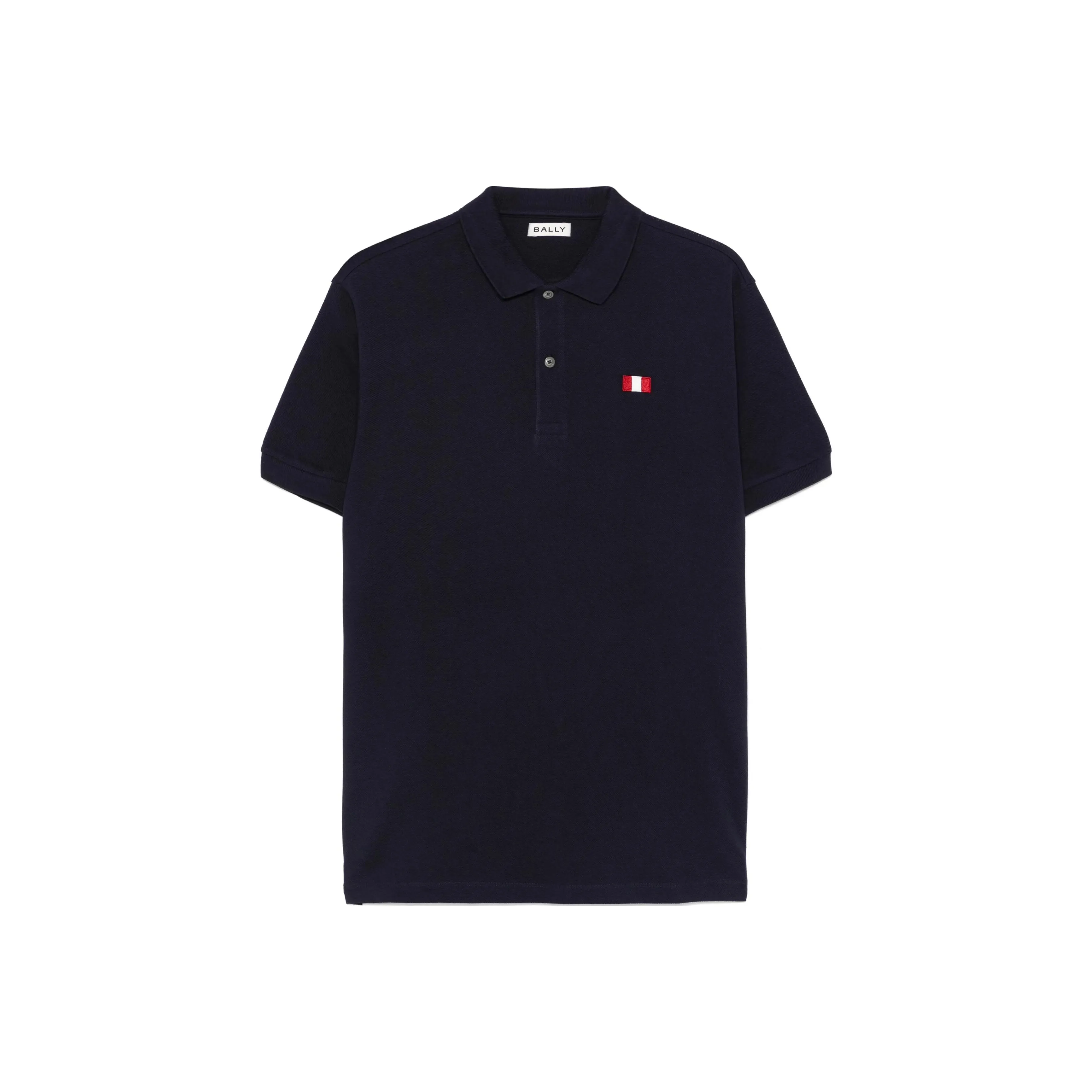 BALLY Flag embroidered Polo Shirt