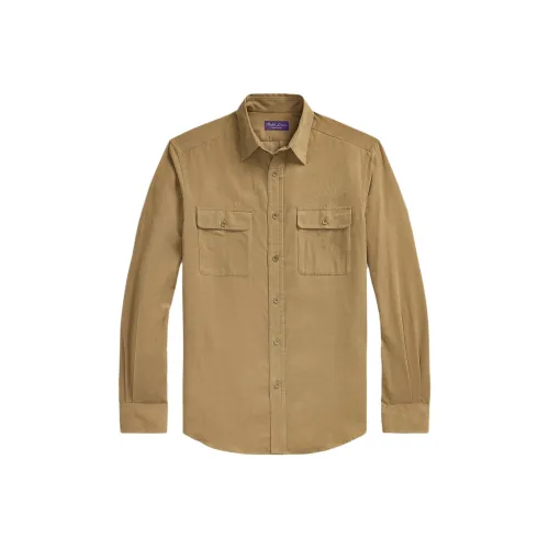 Ralph Lauren Purple Label Коричневые Мужские Рубашки