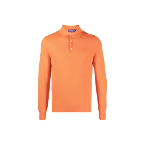 Ralph Lauren Purple Label Апельсин Мужское Поло