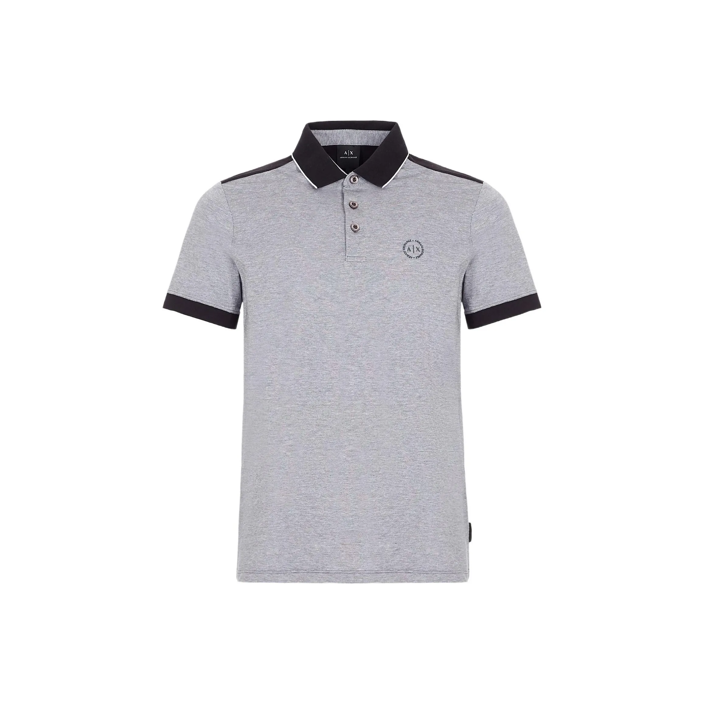 ARMANI EXCHANGEAE FW22 Polo Shirt Men's Black