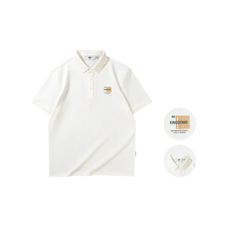 HLA Romance Of The Three Kingdoms Series Polo Shirt Men's