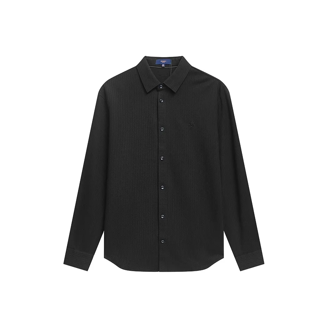DIDIBOY Мужские черные рубашки