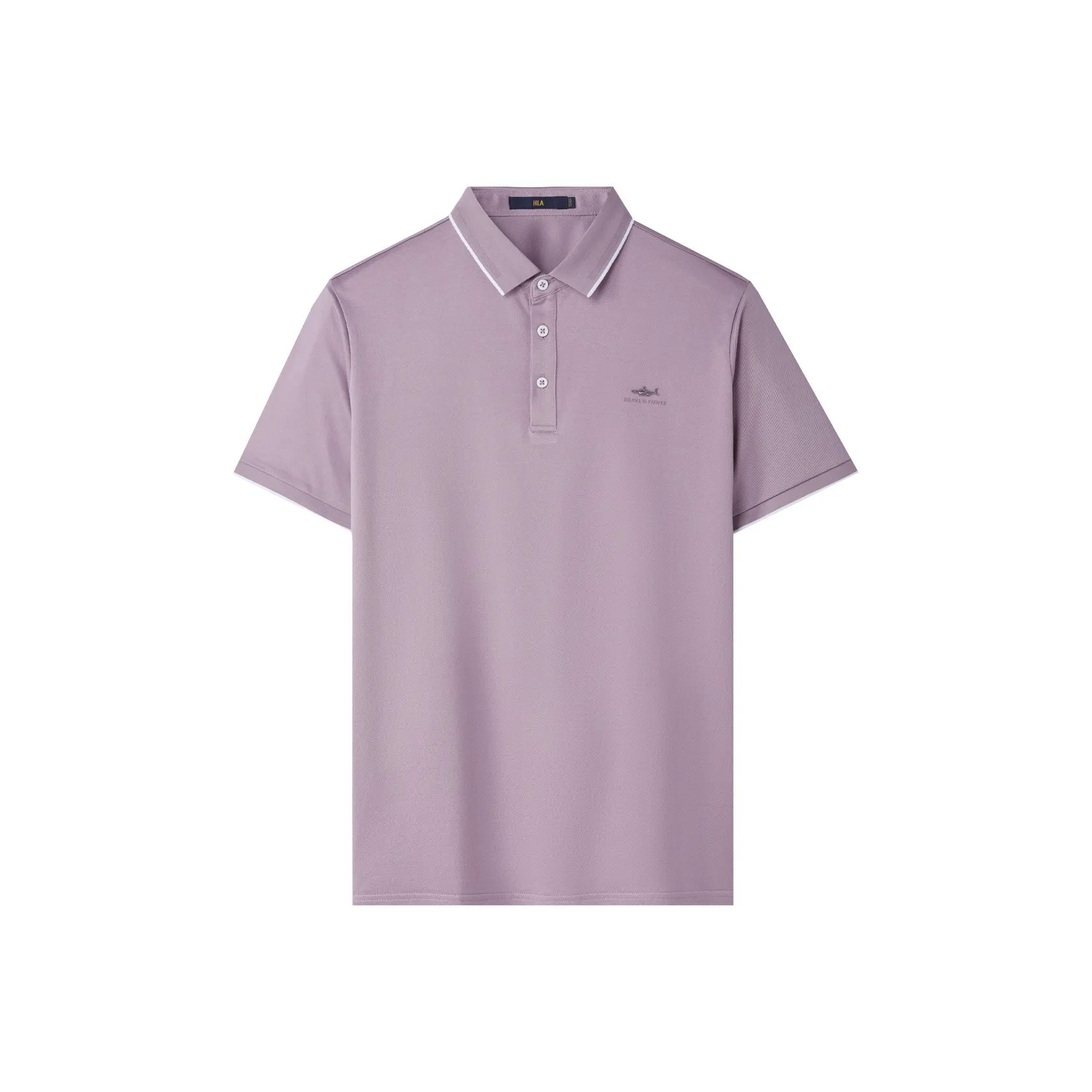 HLA Поло Мужское Светло-фиолетовое 32