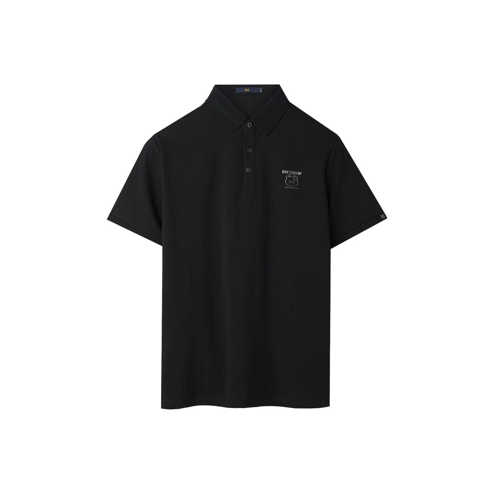 HLA Мужская черная поло