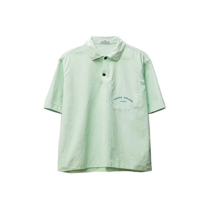 STONE ISLAND Collared Button Up Shirt