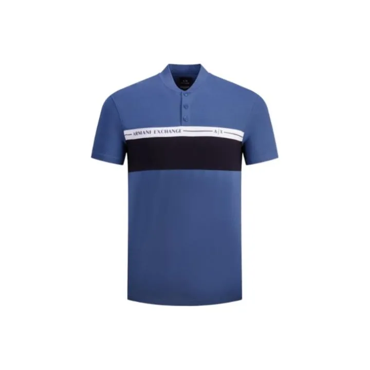 ARMANI EXCHANGEAE Мужское Поло Синее
