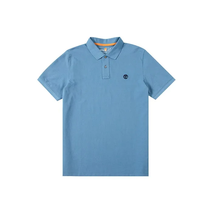 Timberland Поло Мужское Небесно-Синий