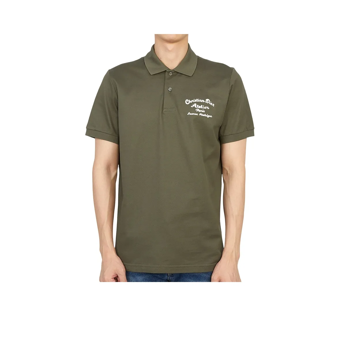 DIOR Polo Shirts Men Green