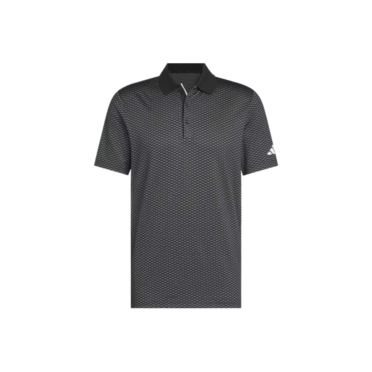 Adidas Beyond Текстурированное Поло Мужское Черное