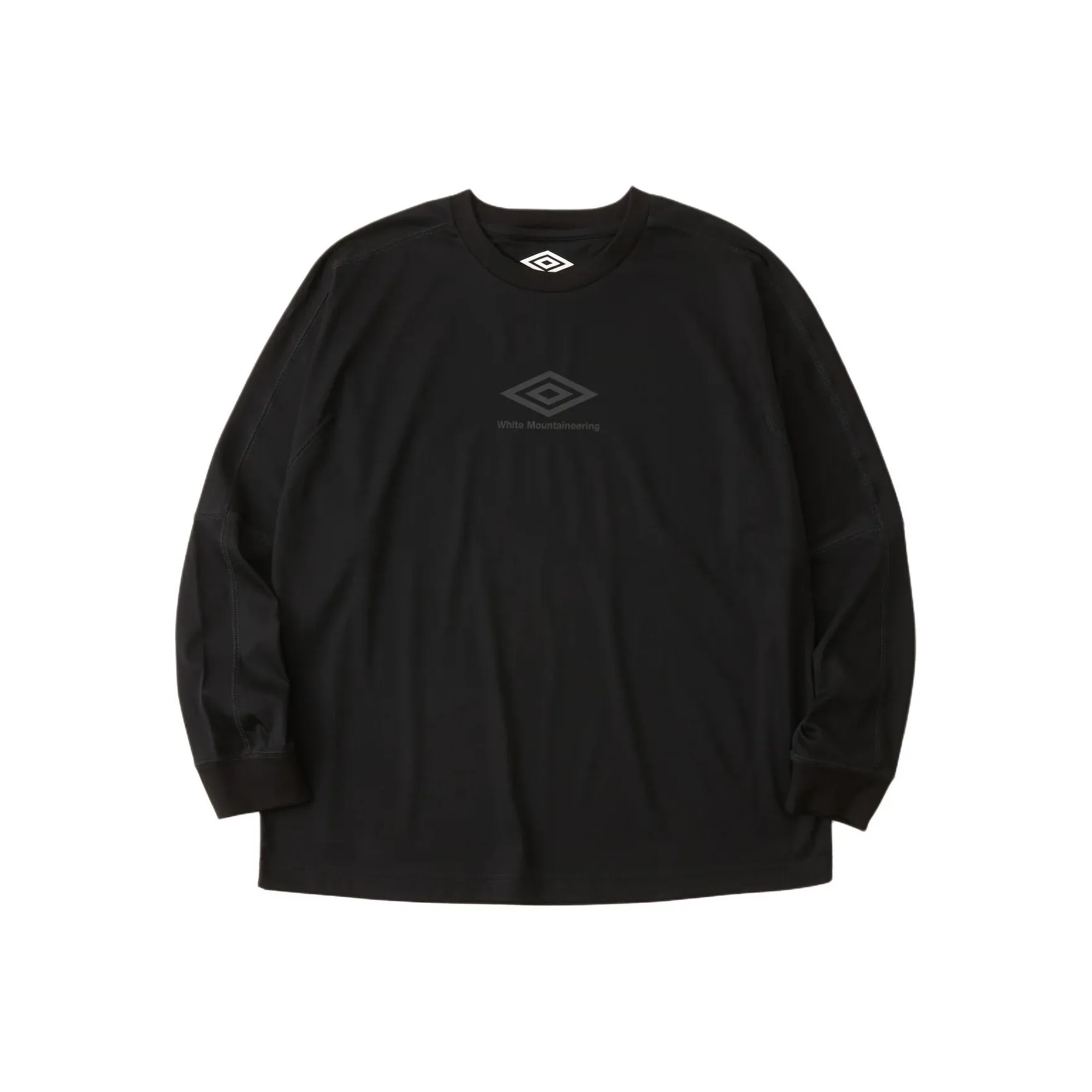 White Mountaineering x Umbro совместная футболка мужская черная