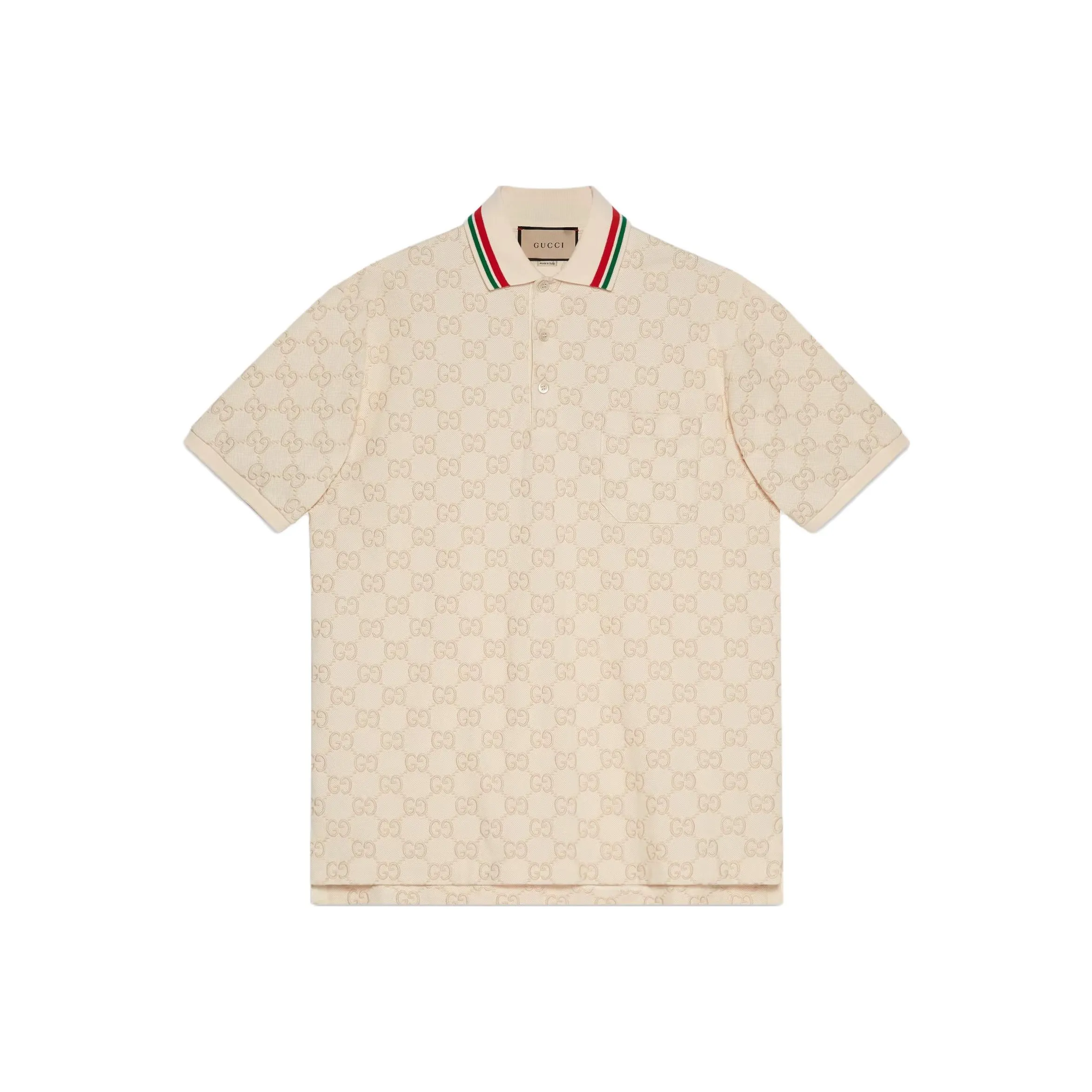 GUCCI Gg Cotton Piquet Polo Shirt