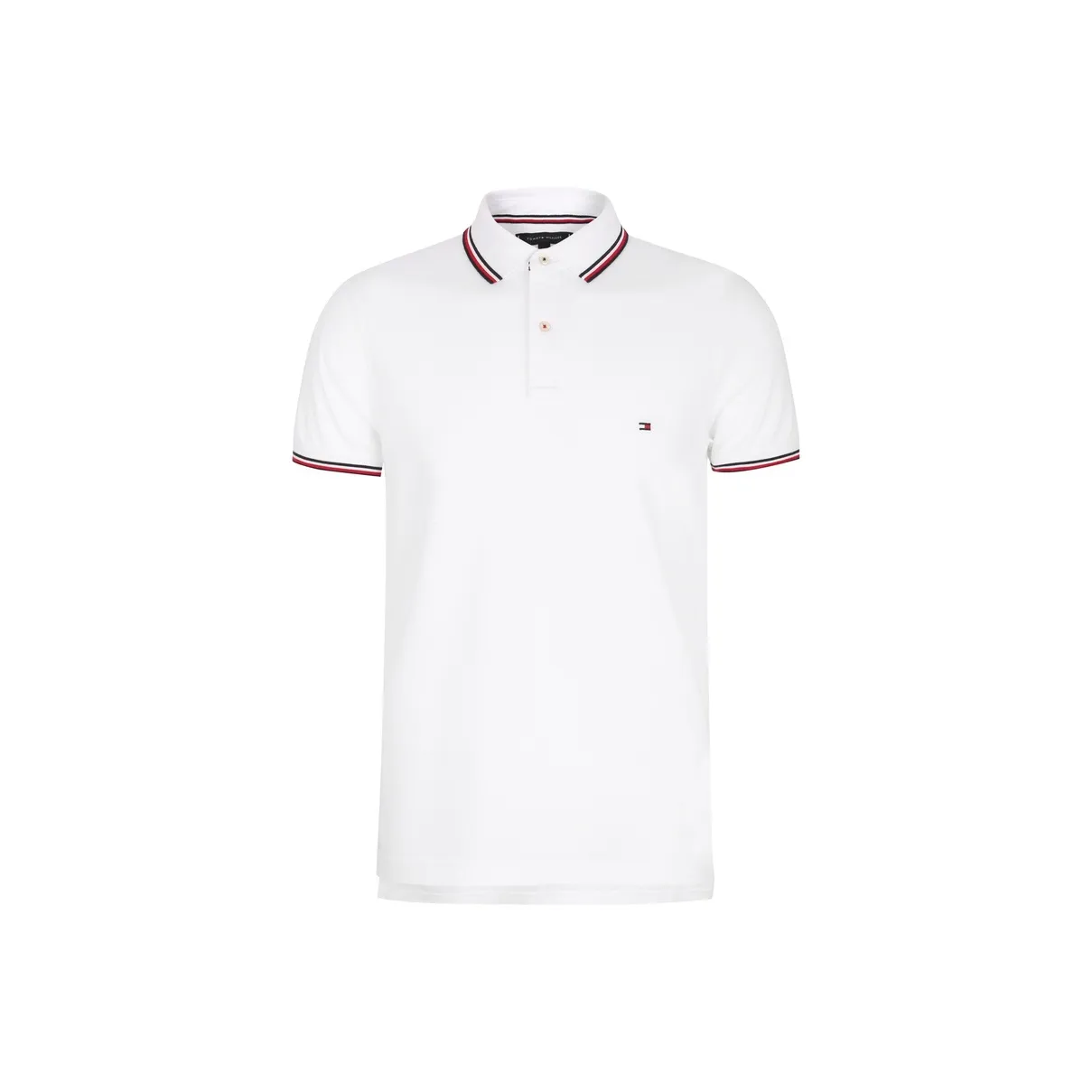 Tommy Hilfiger Logo embroidered Cotton Polo Shirt