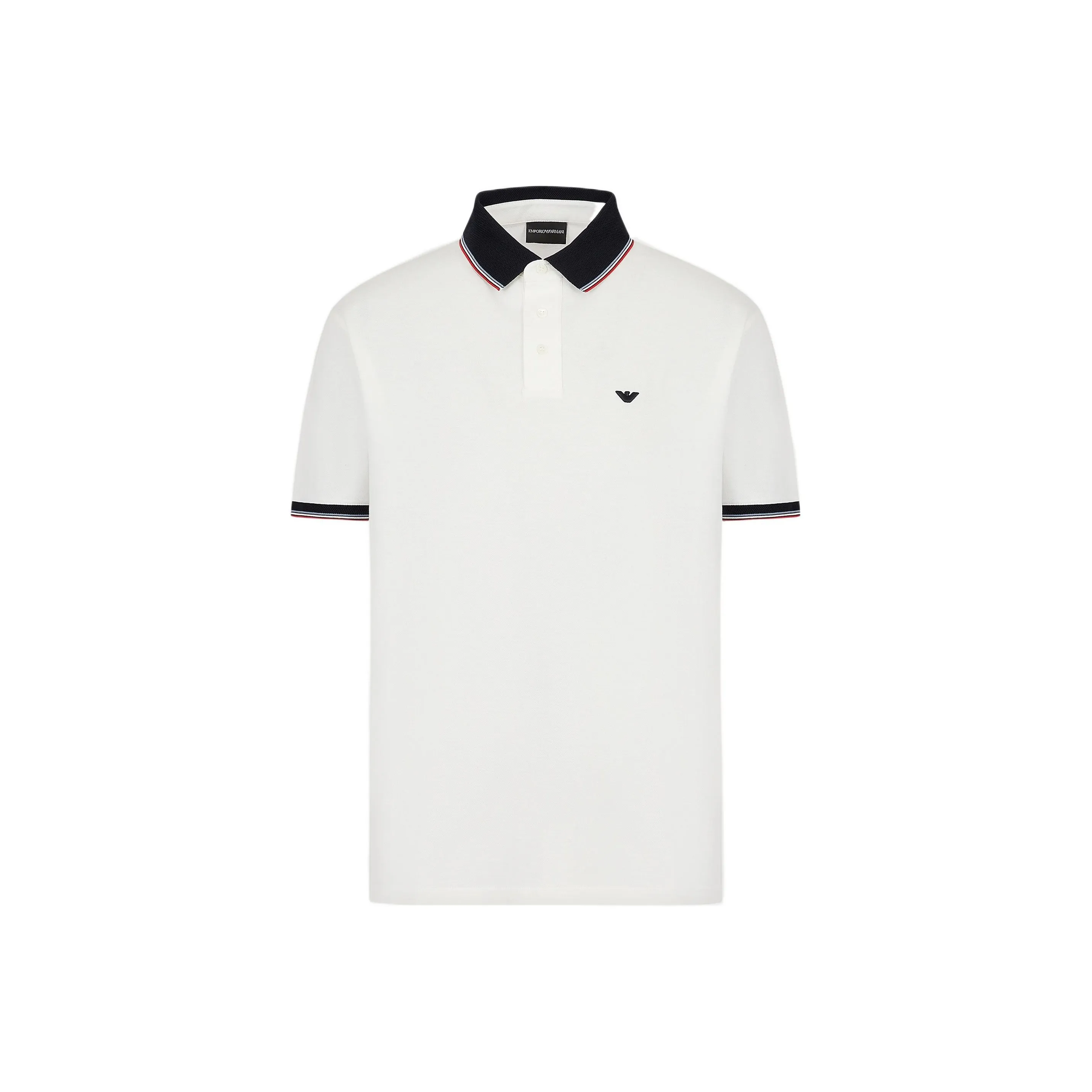 EMPORIO ARMANI SS23 Polo Shirt Men's Ecru