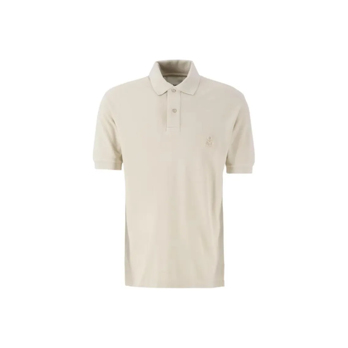 Isabel Marant Afko Logo Embroidered Polo Shirt