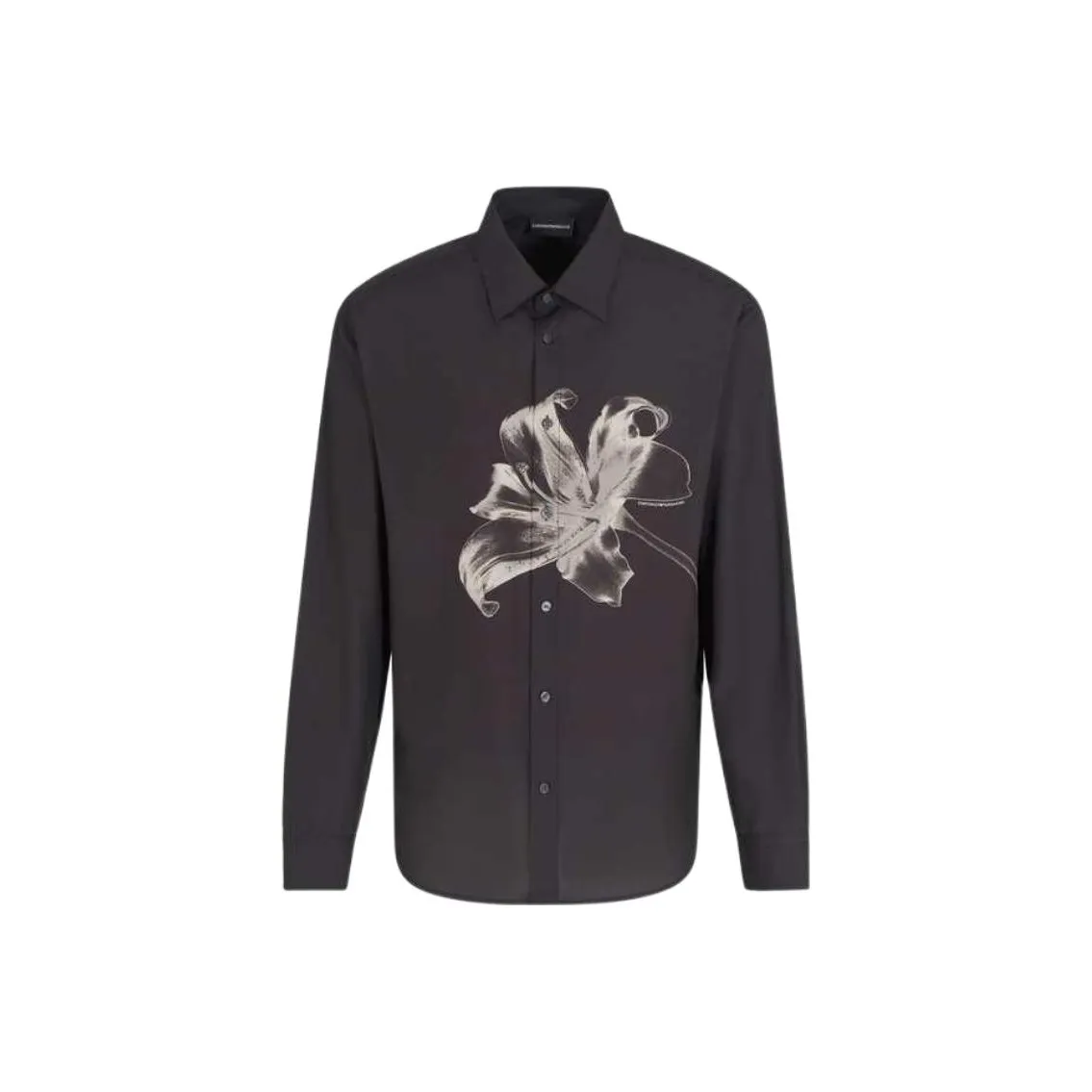 EMPORIO ARMANI SS25 Рубашка Мужская Черная