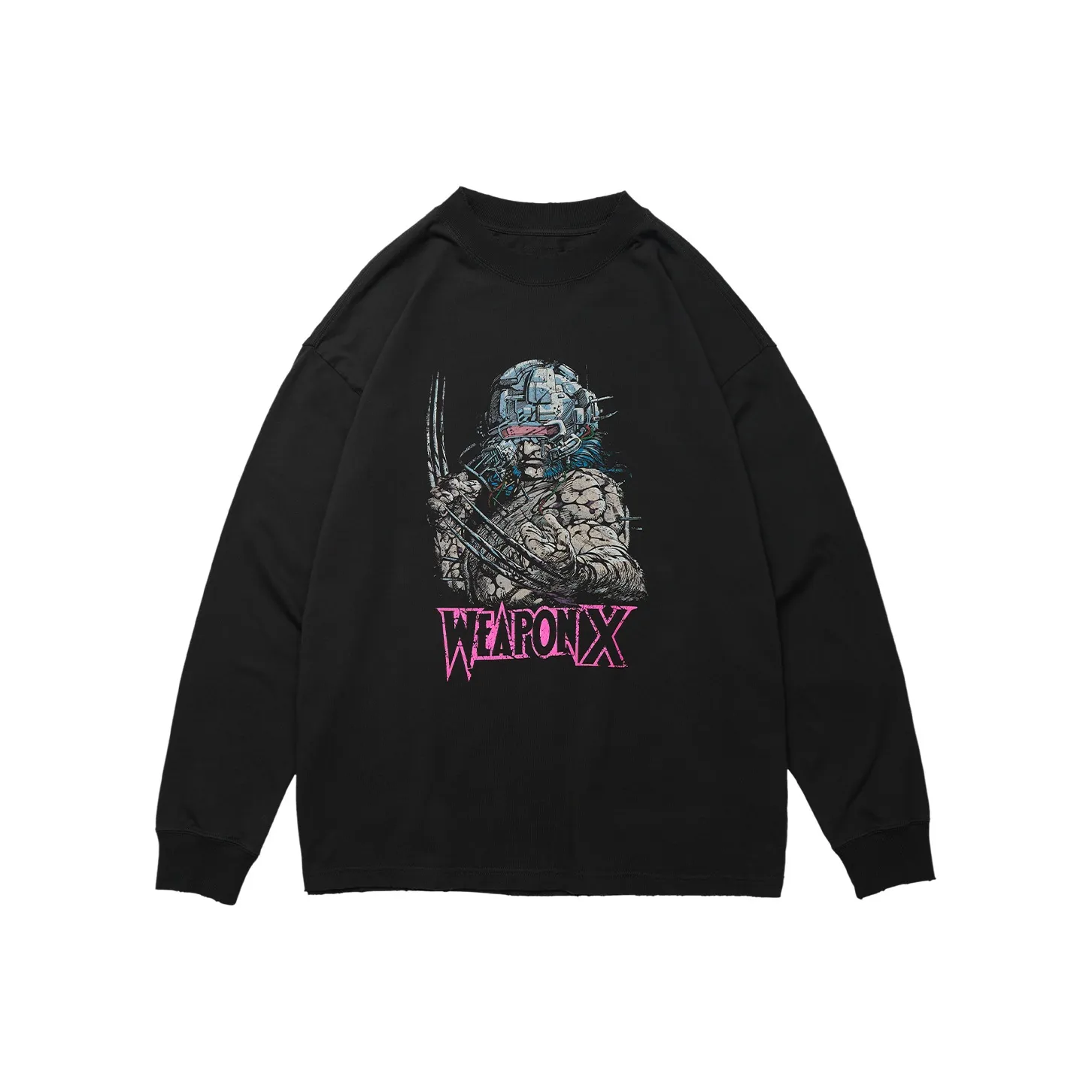 XVESSEL X Marvel Marvel Co Брендированная Серия Черные Унисекс Свитшоты