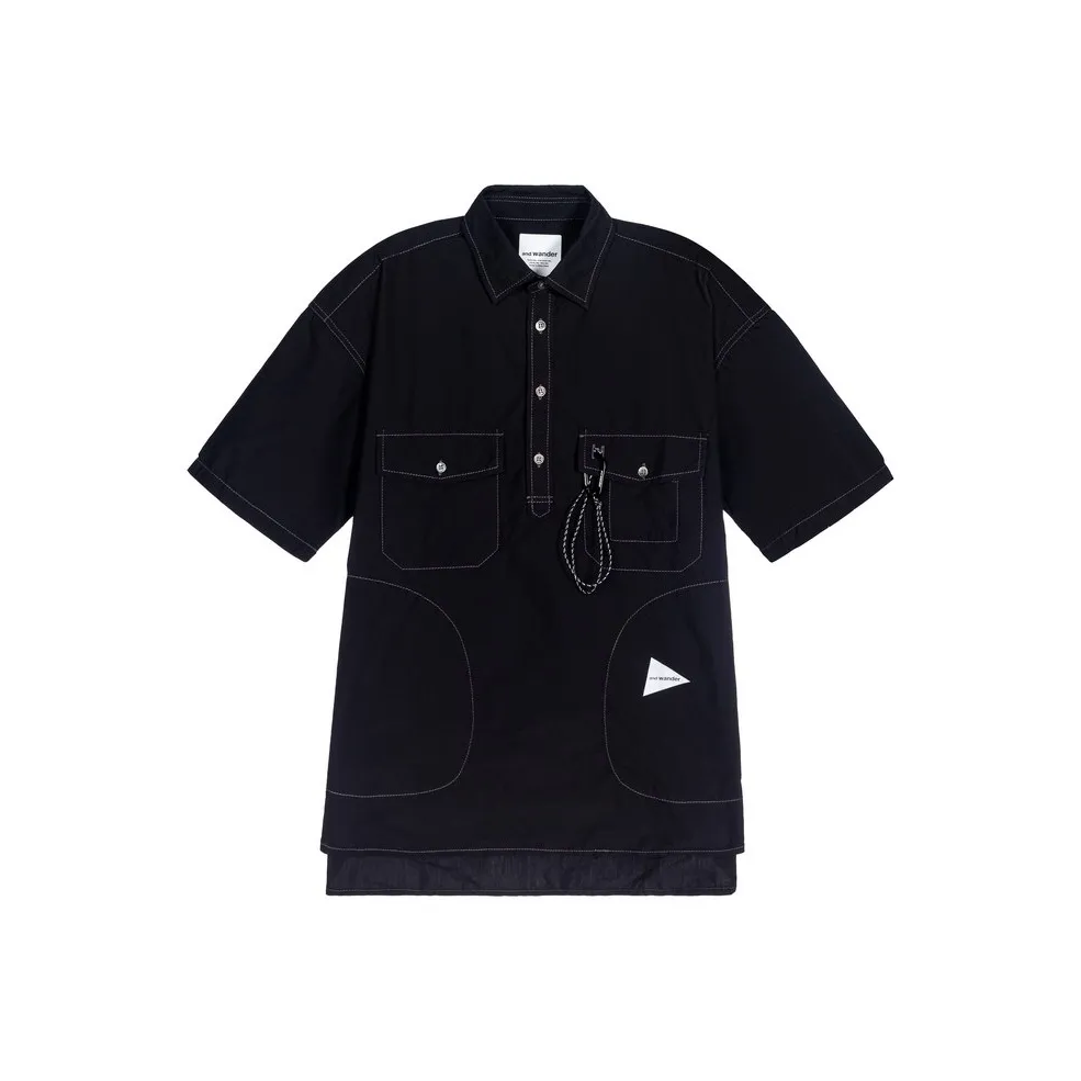And Wander FW24 Shirt Men's Black