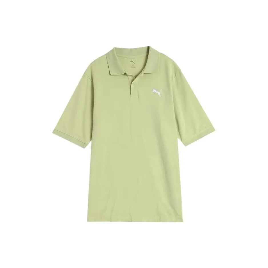 PUMA ESSPIQUE SS25 Поло Мужское Фисташково-зеленый