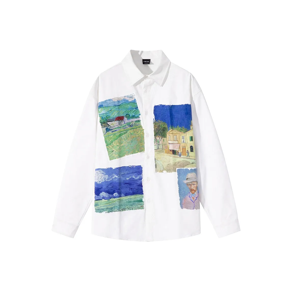 Van Gogh X Lilbetter X Van Gogh Co brand Shirts Men's White