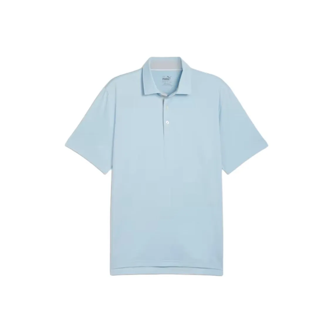 PUMA MATT Brigade Golf Polo Shirt Men's Silver Sky Gray
