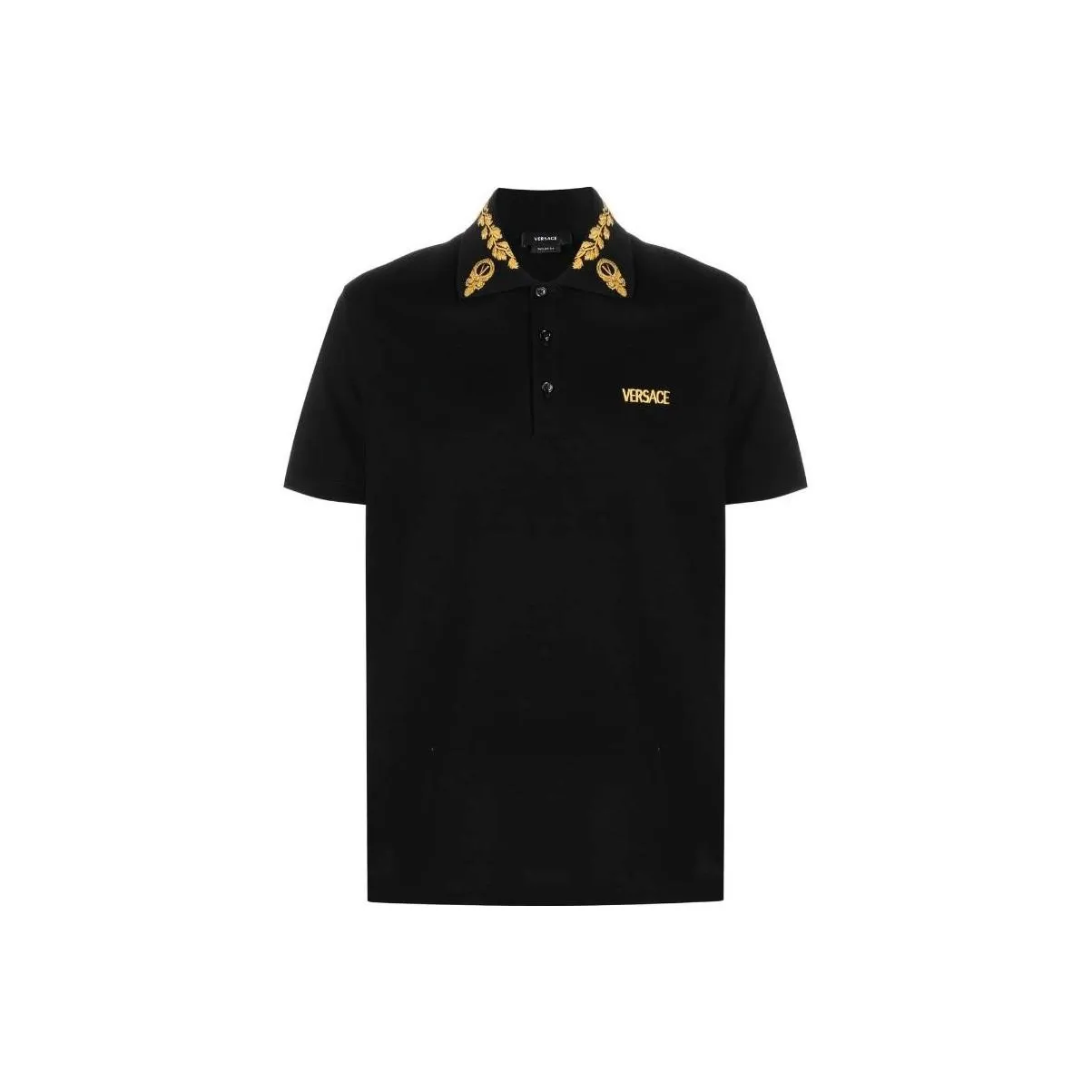 VERSACE SS23 Polo Shirt Men's Black