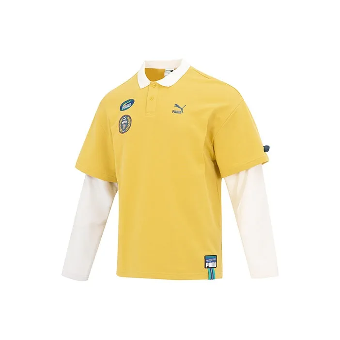PUMA Желтая Мужская Поло