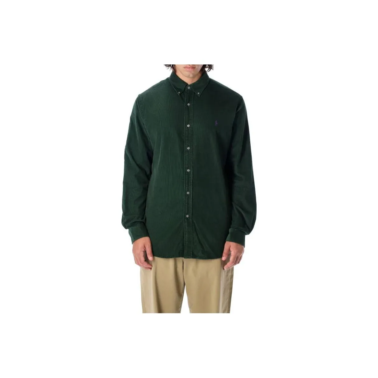 Polo Ralph Lauren FW22 Рубашка Мужская Зеленая