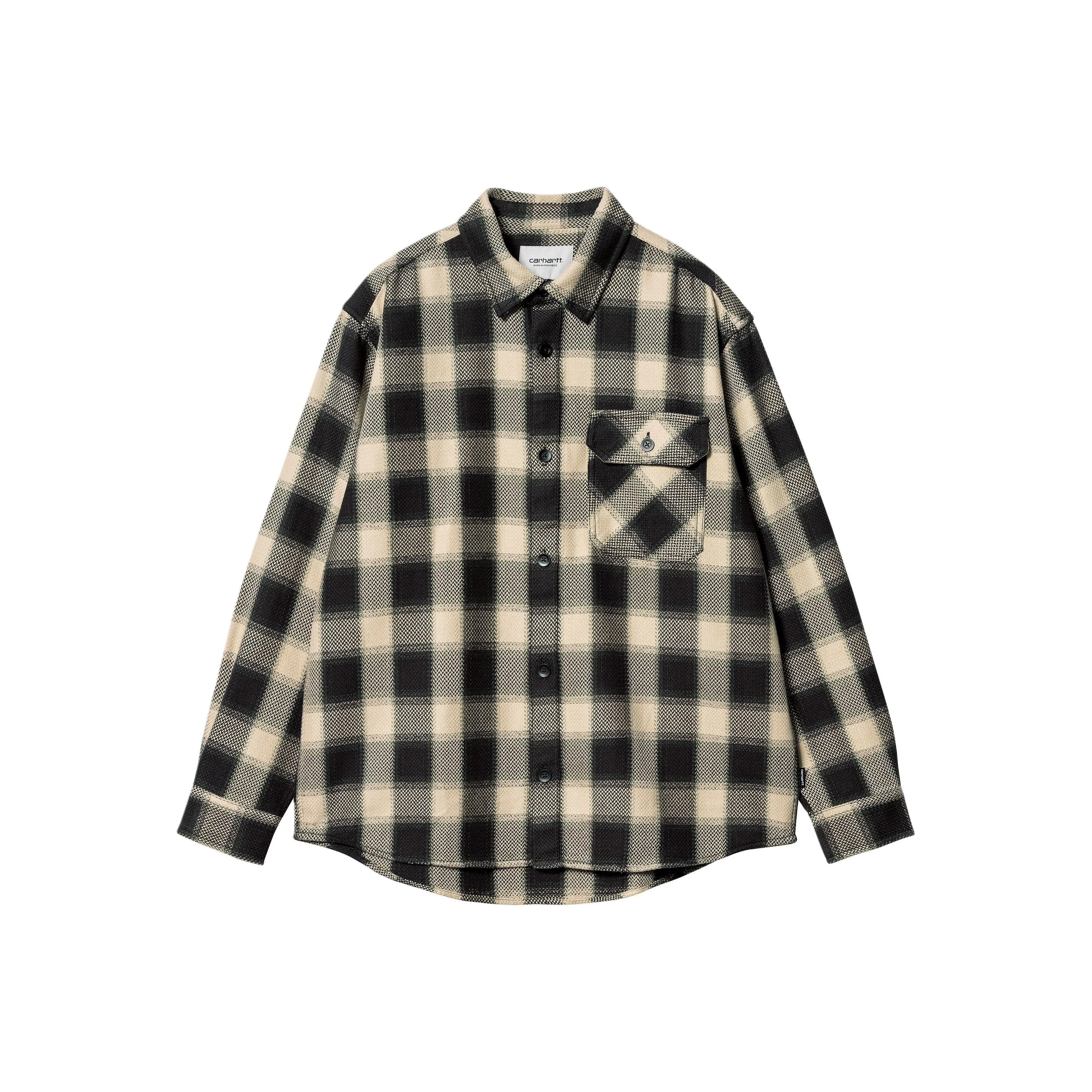 Carhartt WIP FW24 L S Witten Рубашка Мужская Хаки