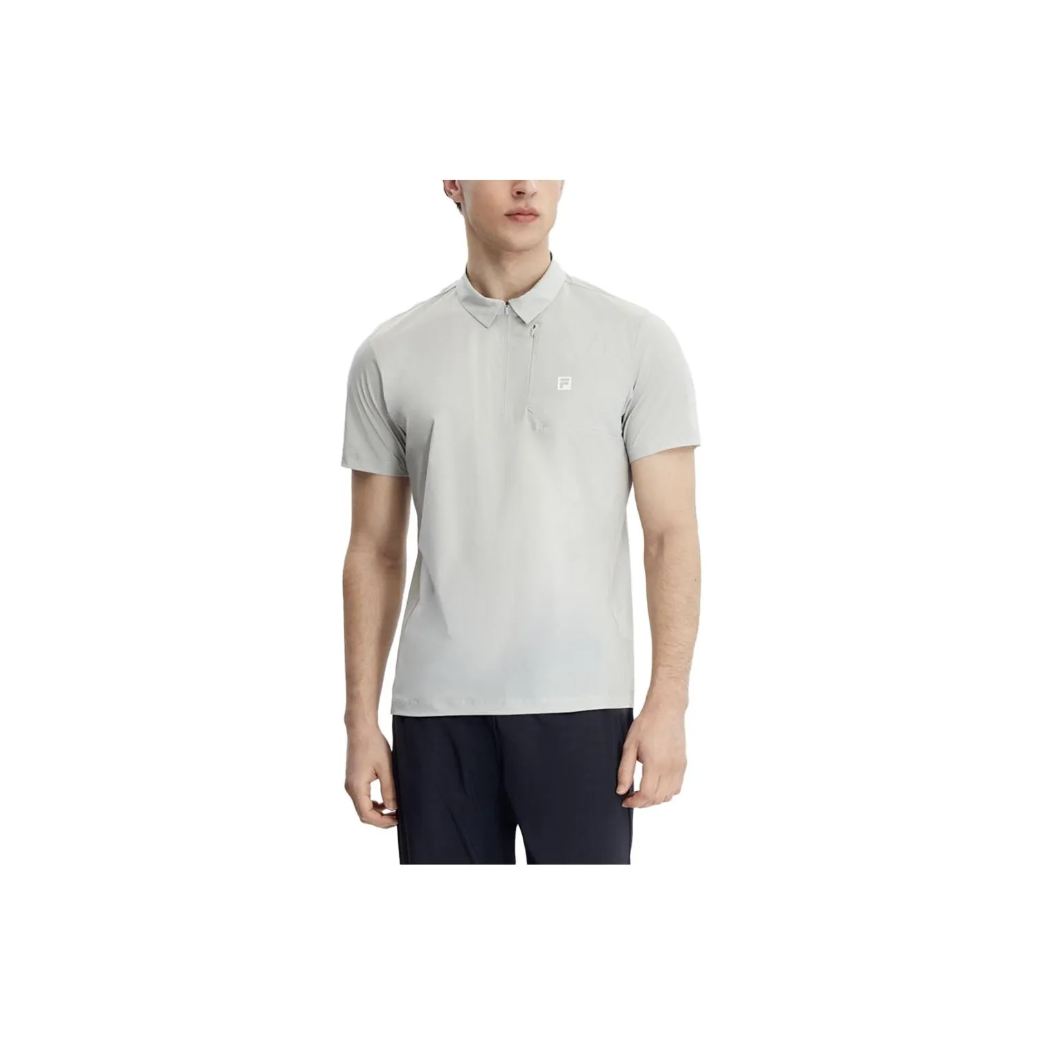 FILA Polo Shirts Men's Light Purple Gray