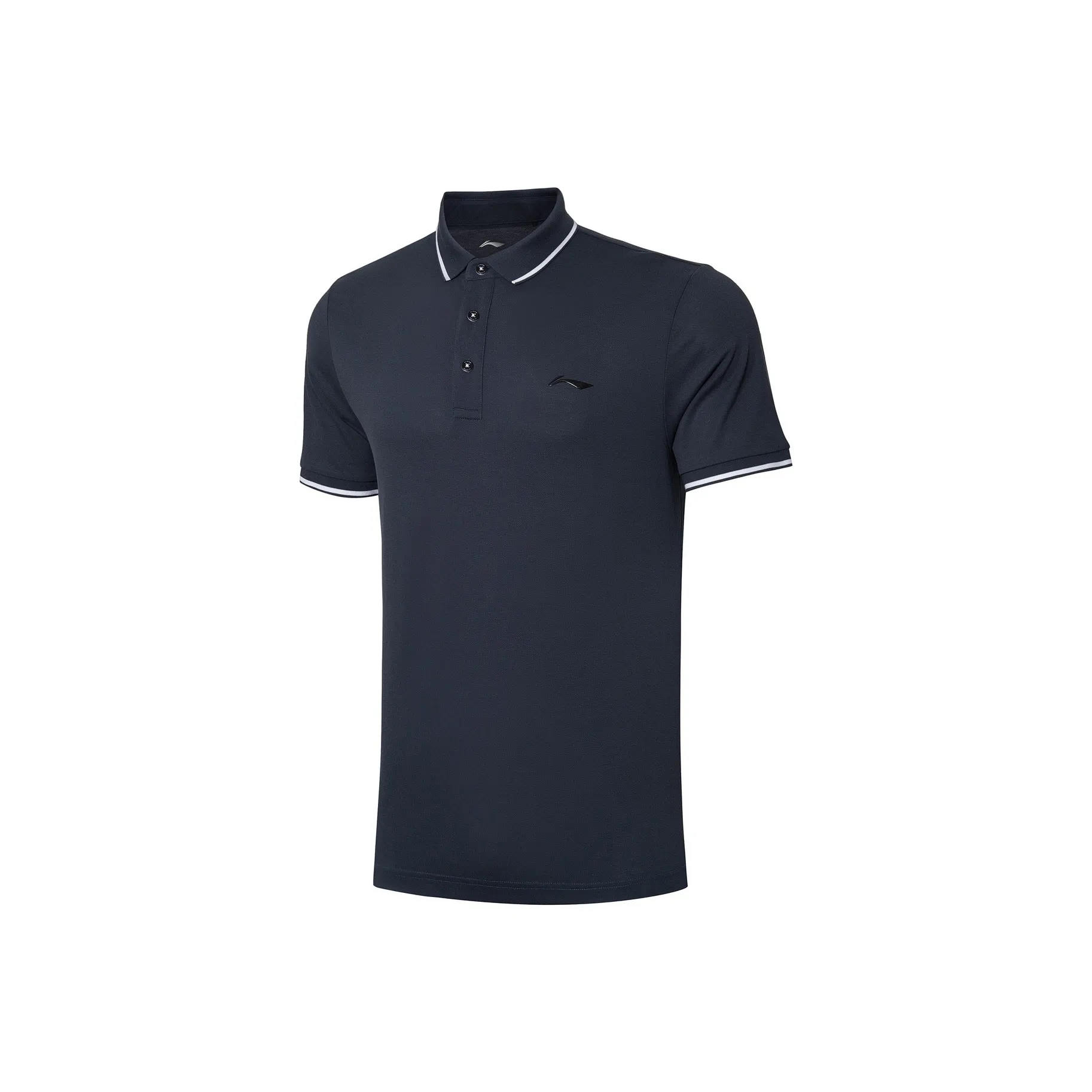 LiNing Training Series Polo Shirt Men's Ink Water Gray