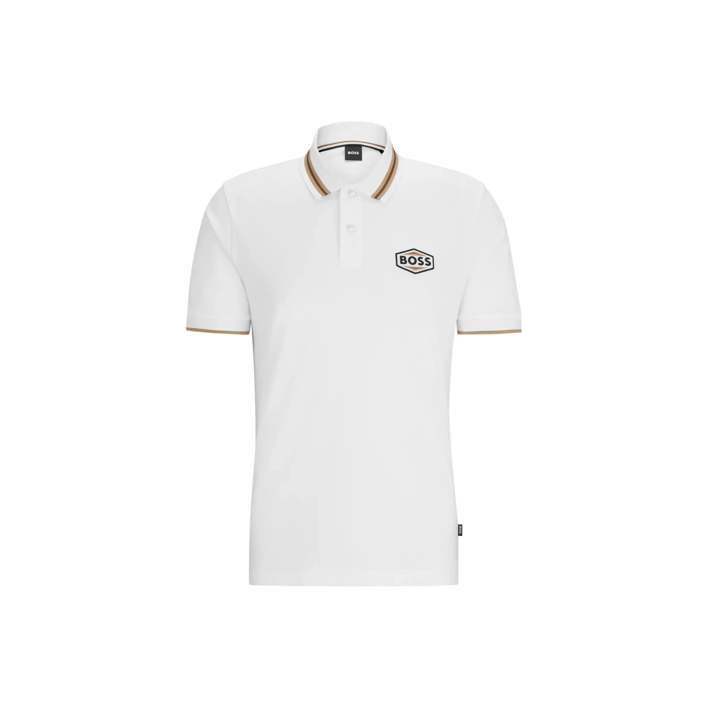HUGO BOSS Polo Shirts Men's White