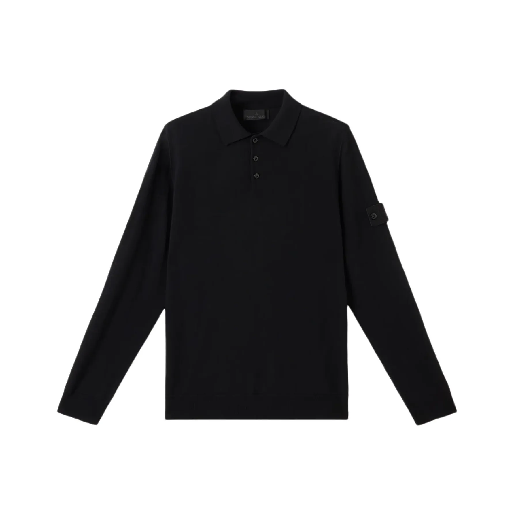 STONE ISLAND Поло Мужское Черное