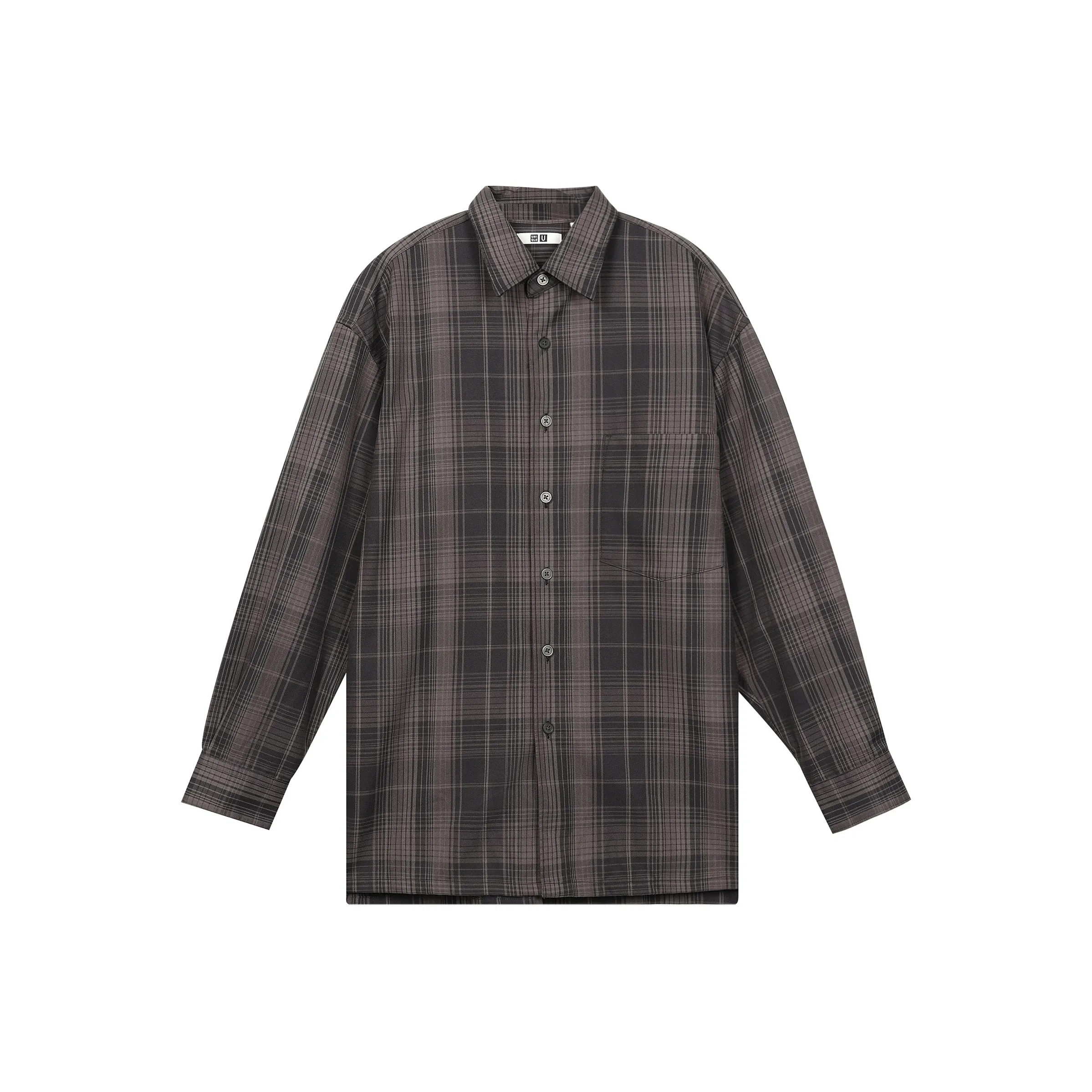 UNIQLO Темно-серые мужские рубашки